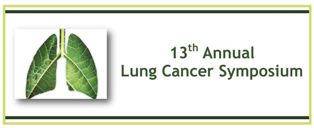 13th Annual Lung Cancer Symposium Banner